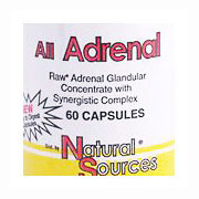 Natural Sources All Adrenal, 60 Capsules, Natural Sources