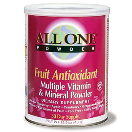 All One Nutritech All One Fruit Antioxidant Powder 10 Day Supply 5.29 oz, All One Nutritech