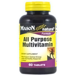 Mason Natural All Purpose Multivitamin, 60 Tablets, Mason Natural