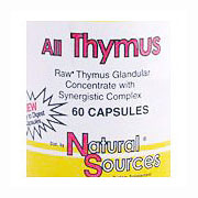 Natural Sources All Thymus, 60 Capsules, Natural Sources