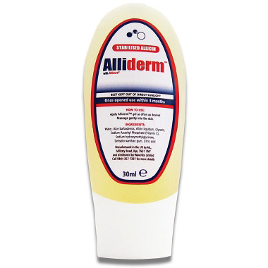 AlliMax Alliderm Gel with Allisure, 30 ml, AlliMax Garlic Allicin Products