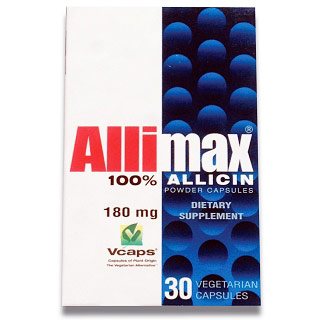 AlliMax AlliMax Caps 180 mg, 100% Allicin, 30 Capsules, AlliMax