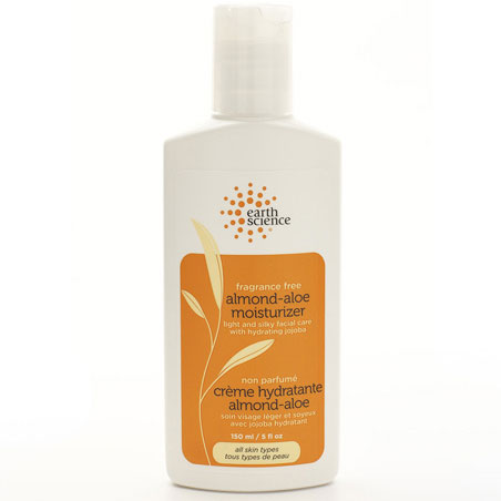 Earth Science Almond-Aloe Facial Moisturizer Fragrance-Free, 5 oz, Earth Science
