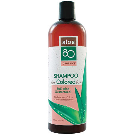 Lily Of The Desert Aloe 80 Organics Shampoo for Colored Hair, 16 oz, Lily Of The Desert