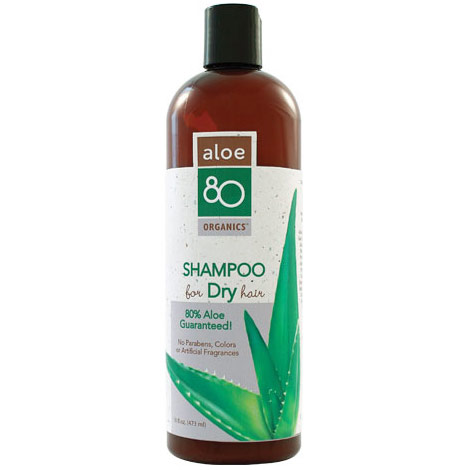 Lily Of The Desert Aloe 80 Organics Shampoo for Dry Hair, 16 oz, Lily Of The Desert