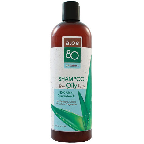 Lily Of The Desert Aloe 80 Organics Shampoo for Oily Hair, 16 oz, Lily Of The Desert