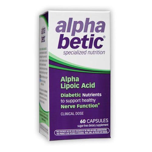Enzymatic Therapy Alpha Betic Alpha Lipoic Acid, 60 Capsules, Enzymatic Therapy