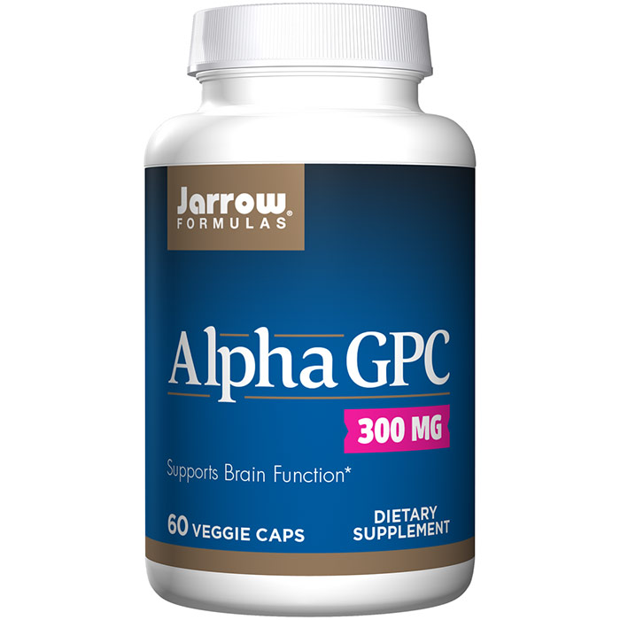 Jarrow Formulas Alpha GPC 300 mg 60 vegetarian caps, Jarrow Formulas