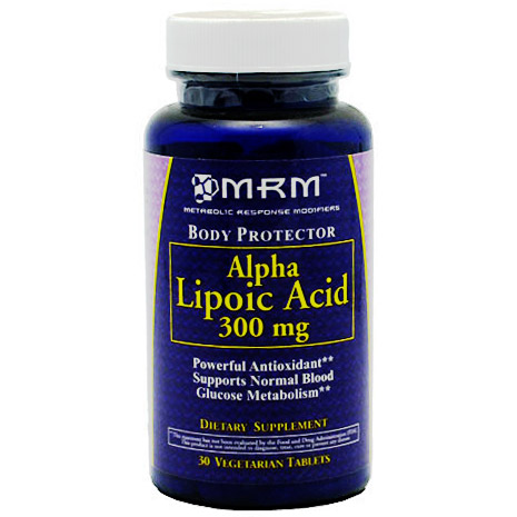 MRM Alpha Lipoic Acid 300 mg, 30 Vegetarian Tablets, MRM