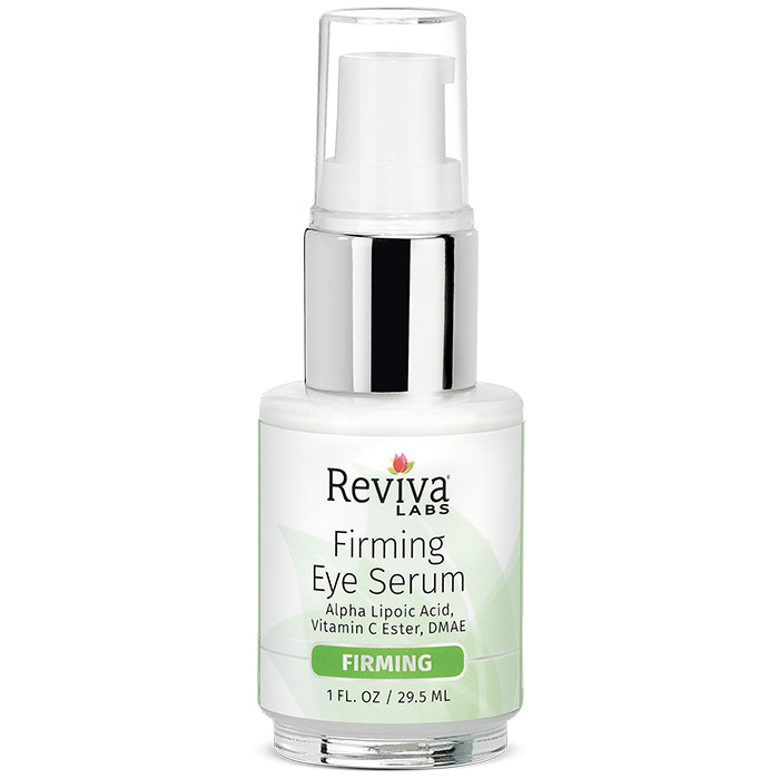 Reviva Labs Alpha Lipoic Acid, Vitamin C Ester & DMAE Firming Eye Serum, 1 oz, Reviva Labs