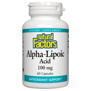 Natural Factors AlphaLipoic Acid 100mg 60 Capsules, Natural Factors
