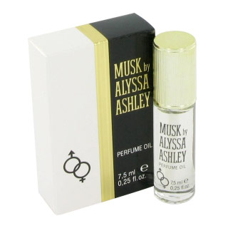 Houbigant Alyssa Ashley Musk Perfume for Women, Perfumed Oil, 0.25 oz, Houbigant