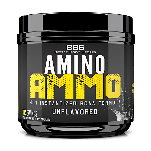 Better Body Sports (BBS) BBS Amino AMMO, Unflavored, 30 Servings, Better Body Sports