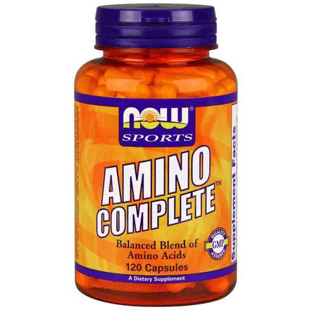 NOW Foods AMINO Complete, Amino Acids Complex 120 Caps, NOW Foods