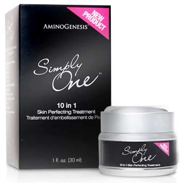AminoGenesis Skin Care AminoGenesis Simply One 10 in 1 Skin Perfecting System, All-In-One Facial Cream, 1 oz