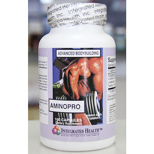 Integrated Health, Inc. AminoPro Amino Acid Formula, Advanced Bodybuilding, 200 Capsules, Integrated Health, Inc.