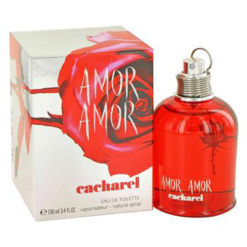 Cacharel Perfume Amor Amor Perfume for Women, Eau De Toilette Spray, 3.4 oz, Cacharel Perfume