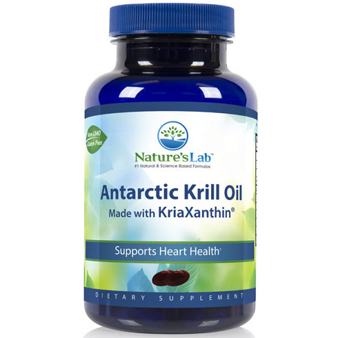 Nature's Lab Antarctic Krill Oil 500 mg, 30 Softgels, Nature's Lab