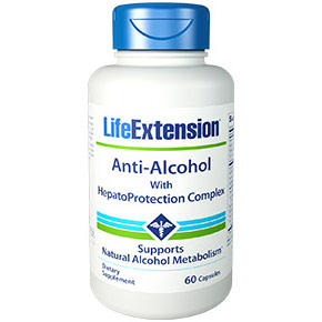 Life Extension Anti-Alcohol Antioxidants with HepatoProtection Complex, 100 Capsules, Life Extension