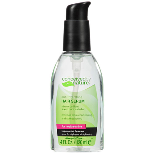 Conceived by Nature Anti-Frizz/Shine Hair Serum, 4 oz, Conceived by Nature