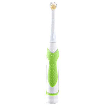 Mouth Watchers Antibacterial Powered Toothbrush, Green, 5 Brushes, Mouth Watchers