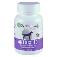 Pet Naturals of Vermont Antiox for Dogs 10 mg, 60 caps, Pet Naturals of Vermont