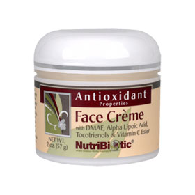 NutriBiotic Antioxidant Properties Face Cream, Tissue Revitalizing, 2 oz, NutriBiotic