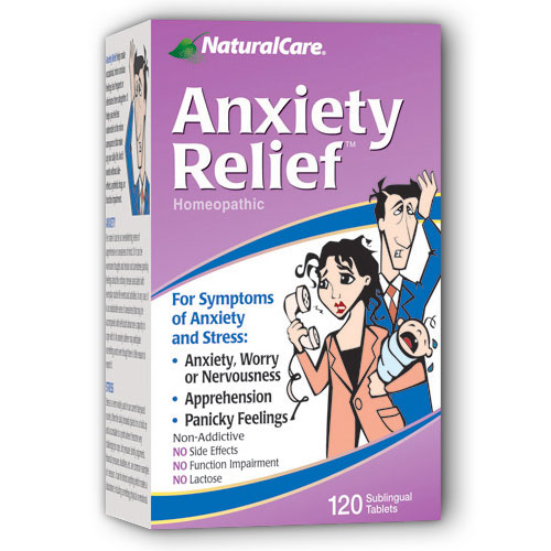 NaturalCare Anxiety Relief Sublingual 120 tabs from NaturalCare