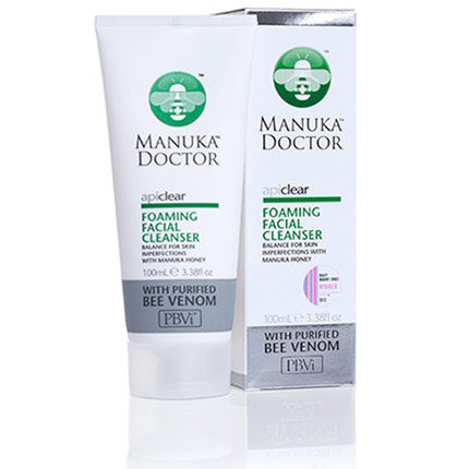 Manuka Doctor ApiClear Foaming Facial Cleanser, 3.38 oz, Manuka Doctor