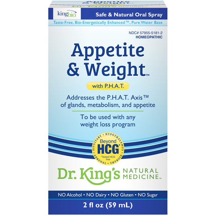 King Bio Homeopathic (KingBio) Appetite & Weight Control, 2 oz, King Bio Homeopathic (KingBio)