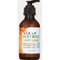Via Nature Apricot Carrier Skin Care Oil, 4 oz, Via Nature