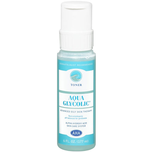 Aqua Glycolic Aqua Glycolic Toner (Oily Skin Therapy), 6 oz, Alpha Hydroxy Acid (AHA) Skin Care