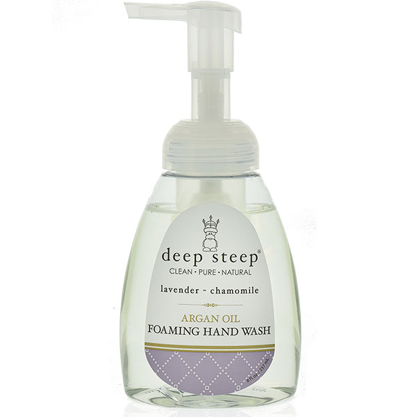 Deep Steep Argan Oil Foaming Hand Wash - Lavender Chamomile, 8 oz, Deep Steep