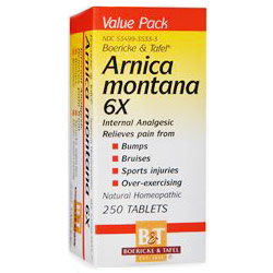 Boericke & Tafel Arnica Montana 6X, 250 Tablets, Boericke & Tafel Homeopathic