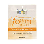 Aura Cacia Aromatherapy Foam Bath Tangerine Grapefruit, 2.5 oz Pouch, Aura Cacia