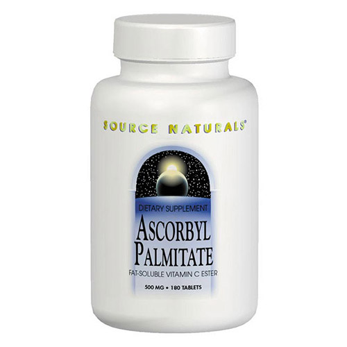 Source Naturals Ascorbyl Palmitate 500mg, Vitamin C Ester, 90 tabs from Source Naturals