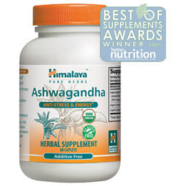 Himalaya Herbal Healthcare Ashwagandha, Anti-Stress & Energy, 60 Caplets, Himalaya Herbal Healthcare