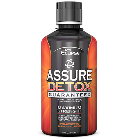Total Eclipse Assure Detox Cleansing Liquid, Strawberry Mango Flavor, 32 oz, Total Eclipse