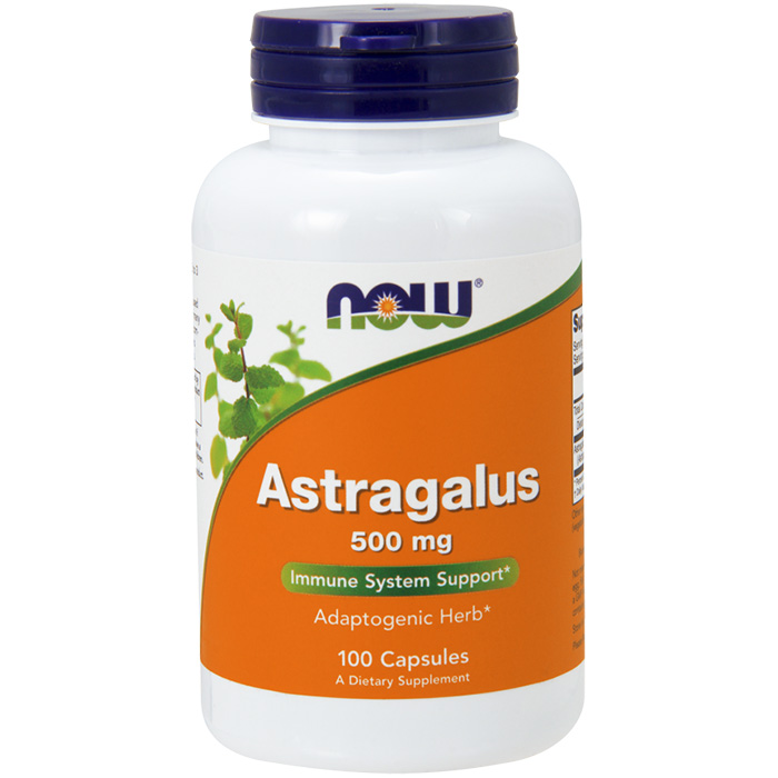 NOW Foods Astragalus Root 500mg 100 Caps, NOW Foods