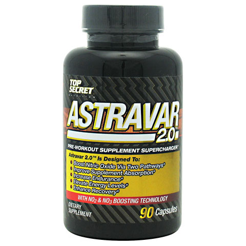 Top Secret Nutrition Astravar 2.0 Supercharger, 90 Capsules, Top Secret Nutrition