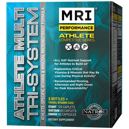 MRI MRI Athlete Multi Tri-System, Multiple Vitamins, All Day Nutrient, 1 Kit