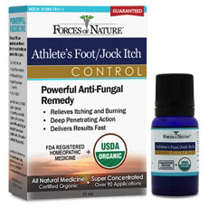 Forces of Nature Athlete's Foot/Jock Itch Control, 11 ml, Forces of Nature