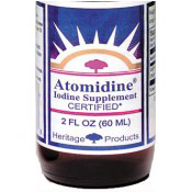 Heritage Products Atomidine, Iodine Supplement, 2 oz, Heritage Products