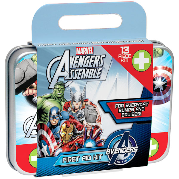 Health Science Labs Avengers Small First Aid Kit, 13 Piece, Health Science Labs