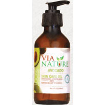 Via Nature Avocado Carrier Skin Care Oil, 4 oz, Via Nature
