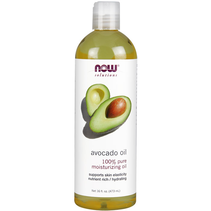 NOW Foods Avocado Oil, 100% Pure Moisturizing Oil, 16 oz, NOW Foods