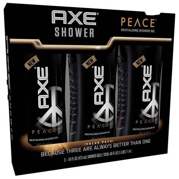 AXE AXE Revitalizing Shower Gel - Peace, 16 oz x 3 Pack