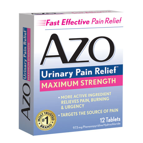 i-Health, Inc. AZO Urinary Pain Relief Maximum Strength, 12 Tablets, i-Health, Inc.