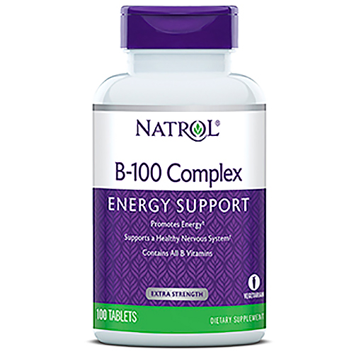 Natrol B-100 Complex (Vitamin B Complex) 100 tabs from Natrol