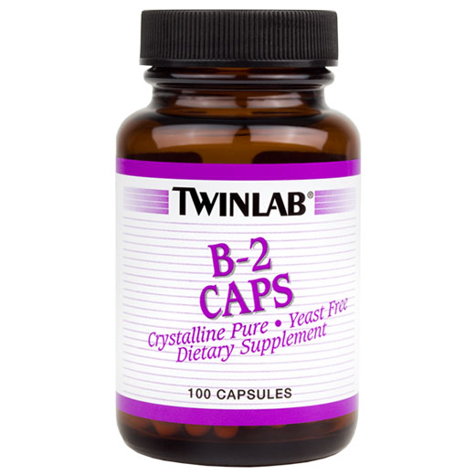 TwinLab B-2 Caps 100 mg, 100 Capsules, TwinLab